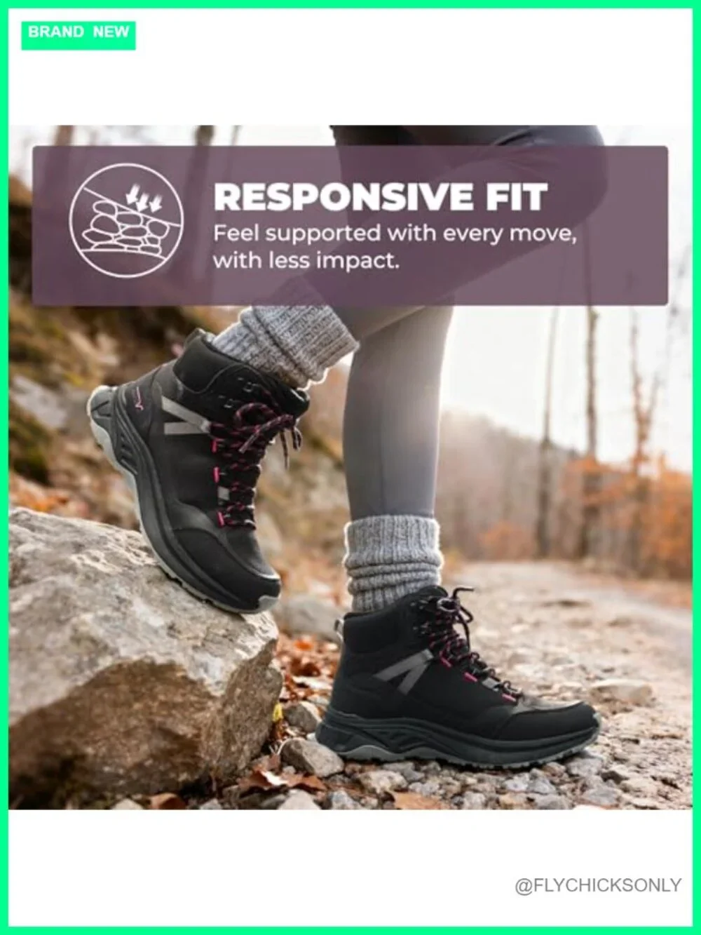 Waterproof Hiking Boots Lightweight Non-Slip Ankle Boot Outdoor Trekking